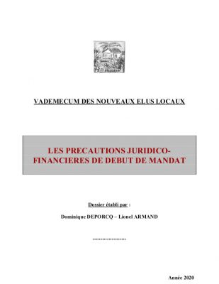 les-precautions-juridico-financieres-de-debut-de-mandat